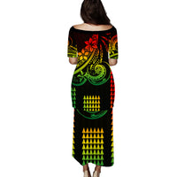 Kakau Hawaiian Polynesian Puletasi Dress Reggage LT6 - Polynesian Pride