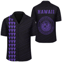Kakau Polynesian Coat Of Arms Hawaii Shirt - Purple Unisex Purple - Polynesian Pride