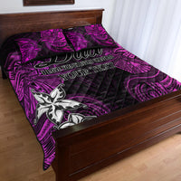 (Custom Personalised) Polynesian Fathers Day Quilt Bed Set I Love You In Every Universe - Pink LT8 - Polynesian Pride
