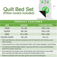 Papua New Guinea Polynesian Quilt Bed Set Golden Coconut - Polynesian Pride