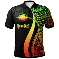 Marshall Islands Custom Polo Shirt Reggae Polynesian Tentacle Tribal Pattern Unisex Reggae - Polynesian Pride