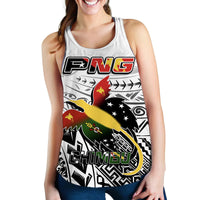 Papua New Guinea And Chimbu Province Women Tank Top LT6 white - Polynesian Pride