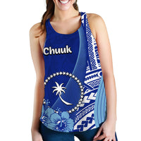 Chuuk Of Micronesia Women Tank Top Vibe Style LT6 Blue - Polynesian Pride