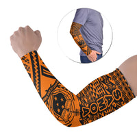 Samoa Arm Sleeve - Polynesian Style (Set of Two) Orange Set of 2 - Polynesian Pride