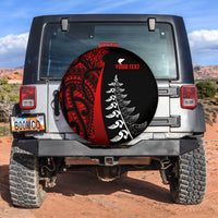 (Custom Personalised) New Zealand Silver Fern Rugby Spare Tire Cover Maori Pattern LT13 - Polynesian Pride