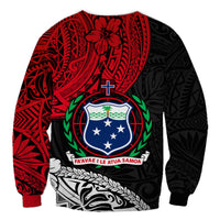 (Custom Personalised) Samoa Sweatshirt Beloved Samoan Mix Polynesian Pattern LT13 - Polynesian Pride