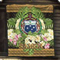 Samoa Premium Quilt - Polynesian Gold Patterns Collection - Polynesian Pride