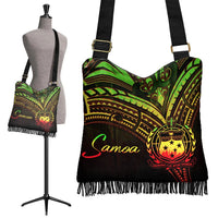Samoa Boho Handbag - Reggae Color Cross Style - Polynesian Pride