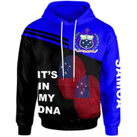 Samoa Hoodie Its In My DNA Double Blue Unisex Blue - Polynesian Pride