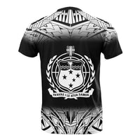 Samoa T Shirt Polynesian Fog Black Style - Polynesian Pride