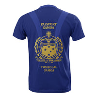 Samoa All Over Print T Shirt Passport Samoa Tusifolau Samoa - Polynesian Pride