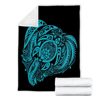 Simple Premium Blankets Blue AH - Polynesian Pride