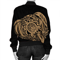 Simple Bomber Jacket Gold AH - Polynesian Pride