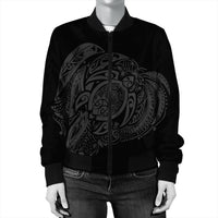Simple Bomber Jacket Gray AH - Polynesian Pride