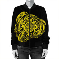 Simple Bomber Jacket Yellow AH - Polynesian Pride