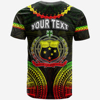 Custom Samoa Ula Nifo Tribal T Shirt Reggage Style LT6 - Polynesian Pride