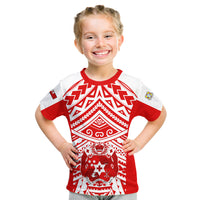 Tonga Rugby Sevens T Shirt Coat of Arms Tribal Polynesian Pattern LT9 - Polynesian Pride