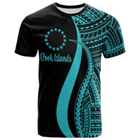 Cook Islands T Shirt Turquoise Polynesian Tentacle Tribal Pattern Unisex Turquoise - Polynesian Pride