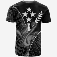 Kosrae State T Shirt Octopus Style White Color - Polynesian Pride