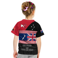 (Custom Personalised) Papua New Guinea and New Zealand T Shirt KID Maori PNG and NZ LT13 - Polynesian Pride