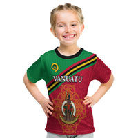 Vanuatu T Shirt Kid Pattern Sand Drawing LT13 - Polynesian Pride