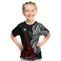 Hawaii Polynesian T Shirt Kid Red Ukulele LT13 Youth XL Size14 - Polynesian Pride