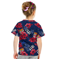 Fiji Hibiscus T Shirt KID Hawaii Style No.2 LT6 - Polynesian Pride