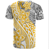Traditional Polynesian Tribal Tattoo Retro Couple T Shirt Yellow LT9 - Polynesian Pride