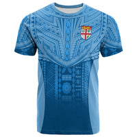 Fiji Faithful T Shirt Version Blue LT13 Unisex Blue - Polynesian Pride