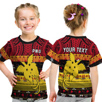 (Custom Personalised) Papua New Guinea Christmas T Shirt Kid Raggiana Loved LT13 - Polynesian Pride