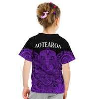 New Zealand Tiki Rugby T Shirt NZ Maori Koru Pattern Ver.04 LT14 - Polynesian Pride