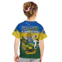 Solomon Islands T Shirt Happy 44th Independence Anniversary Polynesian Pattern LT14 - Polynesian Pride