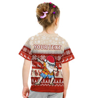 Custom Hawaii Mele Kalikimaka T Shirt Dabbing Santa Red Merry Christmas LT14 - Polynesian Pride