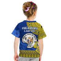 Niue Hiapo T Shirt Rock of Polynesia Tapa Niuean Crab Happy Day LT13 - Polynesian Pride