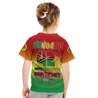 Vanuatu Independence Day T Shirt KID 42nd Anniversary Yumi Yumi Yumi LT13 - Polynesian Pride