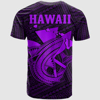 Custom Hawaii T Shirt Kakau Kanaka Maoli Combine Polynesian Shark Ver.05 LT14 - Polynesian Pride
