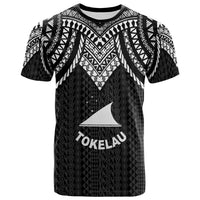 Tokelau T Shirt Polynesian Armor Style Black Unisex Black - Polynesian Pride