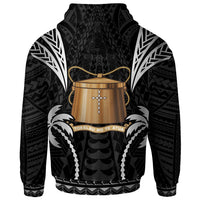 Tokelau Zip up Hoodie Blood Runs Through My Veins Style Black - Polynesian Pride