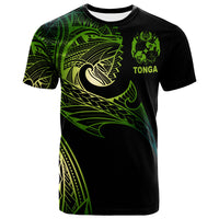 Tonga T Shirt Leader Wolf Is You Gradient Color Unisex Black - Polynesian Pride