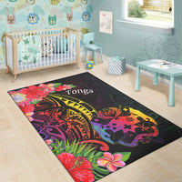 Tonga Area Rug - Tropical Hippie Style - Polynesian Pride