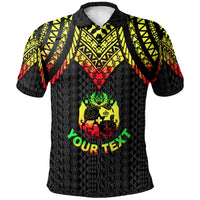 Tonga Custom Polo Shirt Polynesian Armor Style Reagge Unisex Reggae - Polynesian Pride