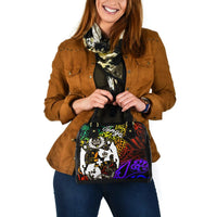 Tonga Shoulder Handbag - Rainbow Polynesian Pattern - Polynesian Pride