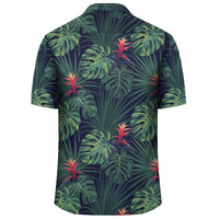 Tropical Monstera Leaf Green Hawaiian Shirt - Polynesian Pride