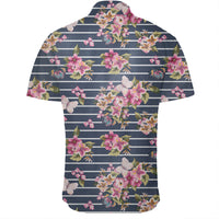 Hawaiian Shirt - Tropical Butterfly Pink Shirt - Polynesian Pride
