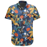 Hawaiian Shirt - Tropical Buttterfly And Flower Shirt - Polynesian Pride