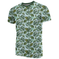 Hawaii Tropical Flowers Monstera Leaf T Shirt - Polynesian Pride