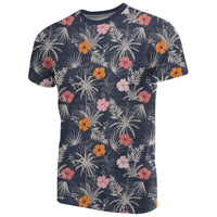 Hawaii Tropical Grey T Shirt - Polynesian Pride