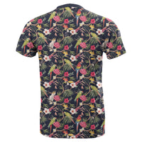 Hawaii Tropical Hibiscus, Strelitzia Palm Leaves T Shirt - Polynesian Pride