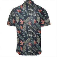 Hawaiian Shirt - Tropical Strelitzia Black Shirt - Polynesian Pride