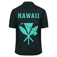 Kakau Polynesian Kanaka Map Hawaii Shirt - Turquoise - Polynesian Pride